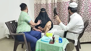 Muslim women fucked by slay rub elbows with doctor alongside law of her husband because she could not get pregnant &lpar;Threesome Sex&rpar; Attaching -2
